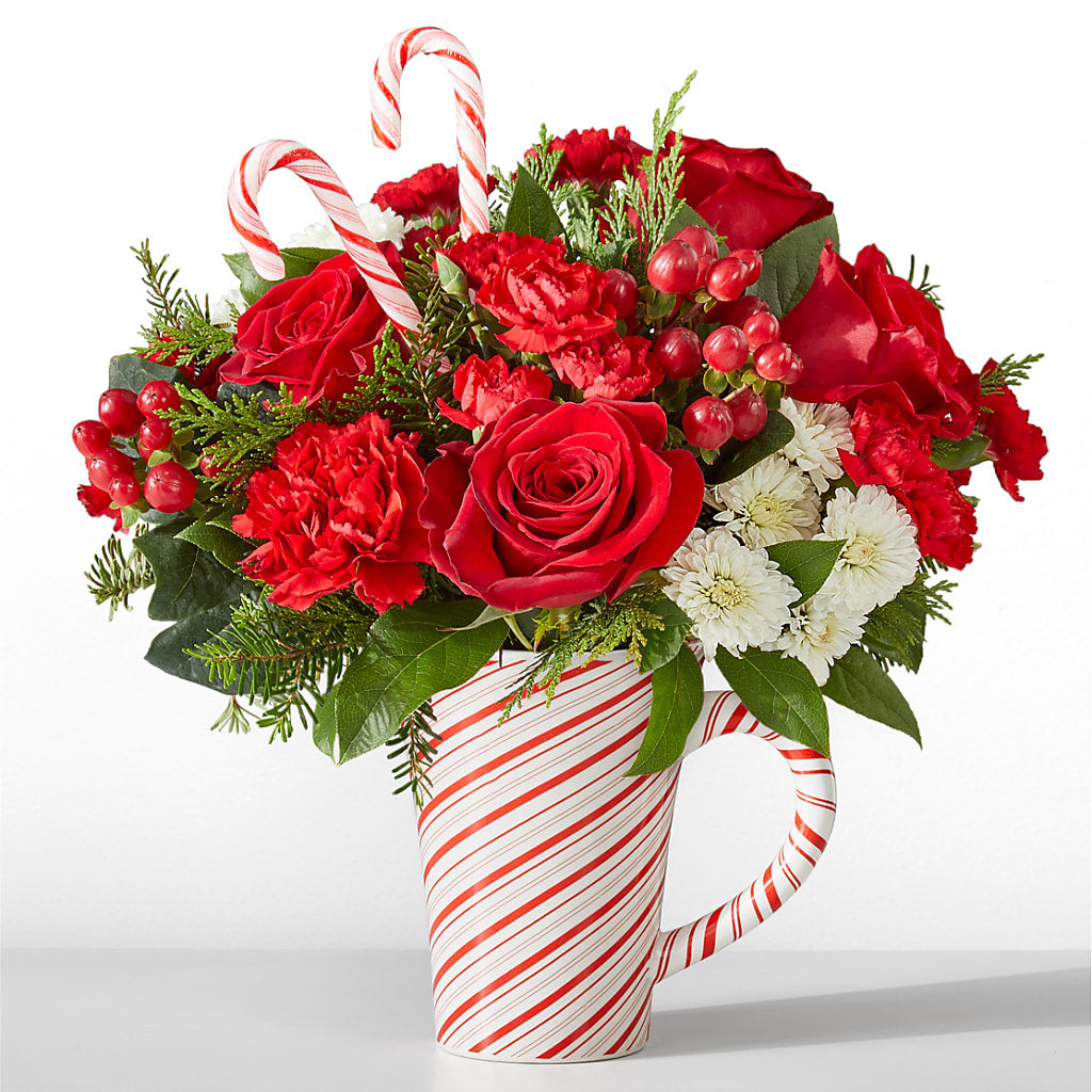Peppermint Swirl Mug – United Floral Svc Inc, Philadelphia PA