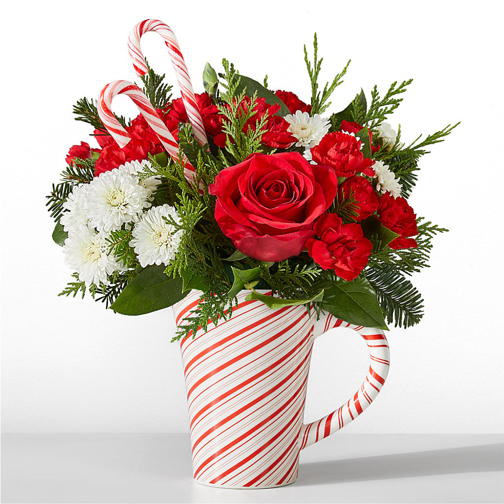 Peppermint Swirl Mug – United Floral Svc Inc, Philadelphia PA
