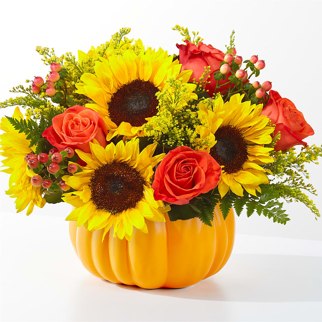 Pick of the Patch Pumpkin Bouquet – United Floral Svc Inc, Philadelphia PA