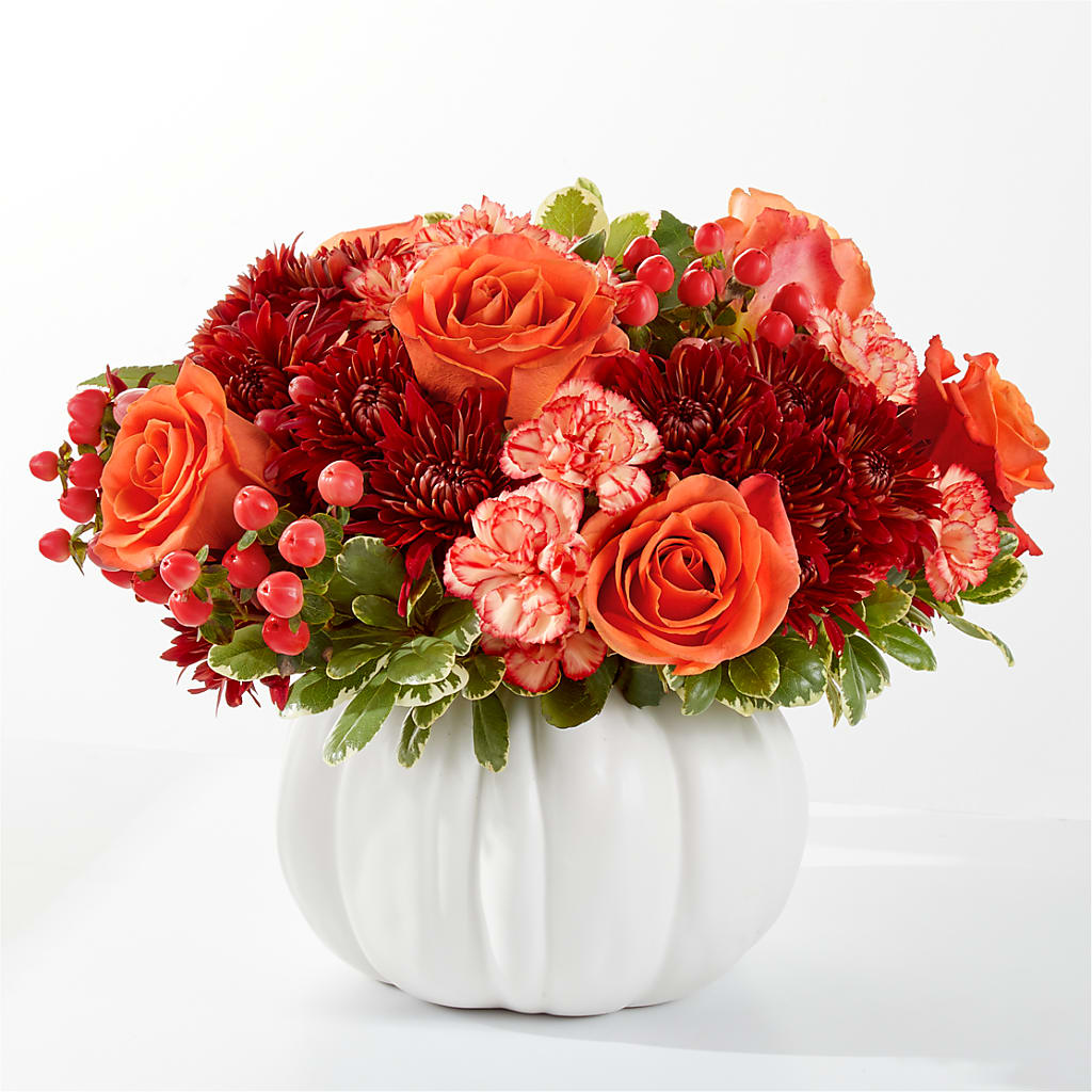 Autumn Air Pumpkin Bouquet – United Floral Svc Inc, Philadelphia PA
