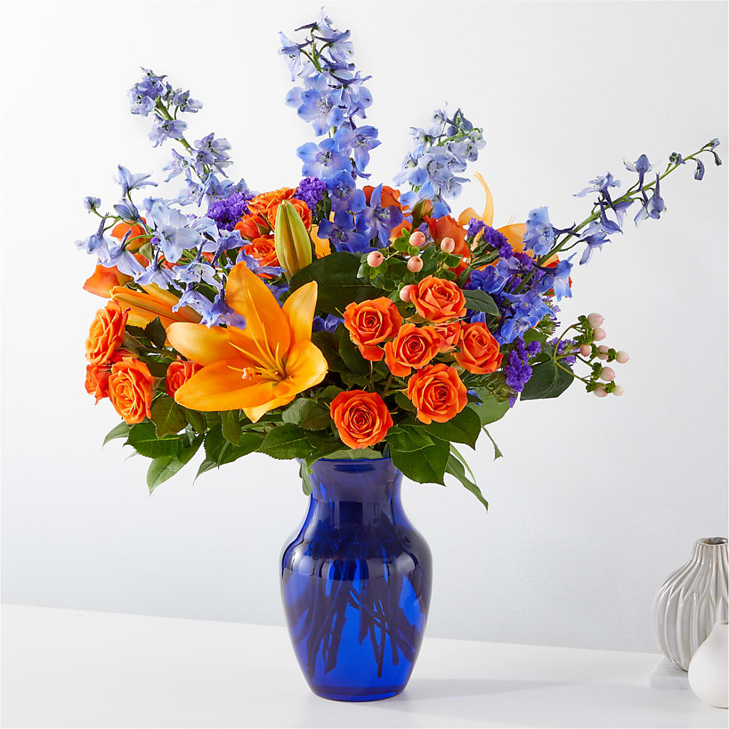 Radiant Citrus Bouquet – United Floral Svc Inc, Philadelphia PA