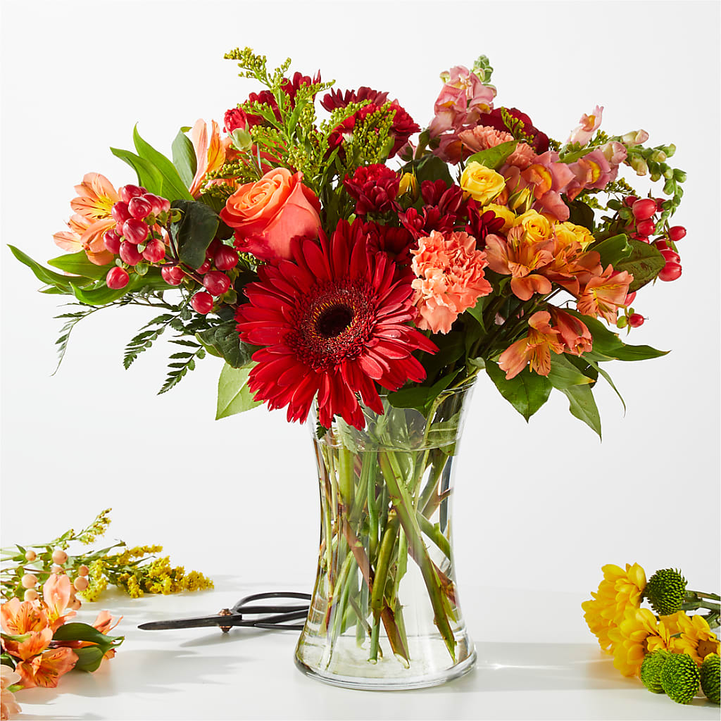 Fall Delight – A Florist Original – United Floral Svc Inc, Philadelphia PA