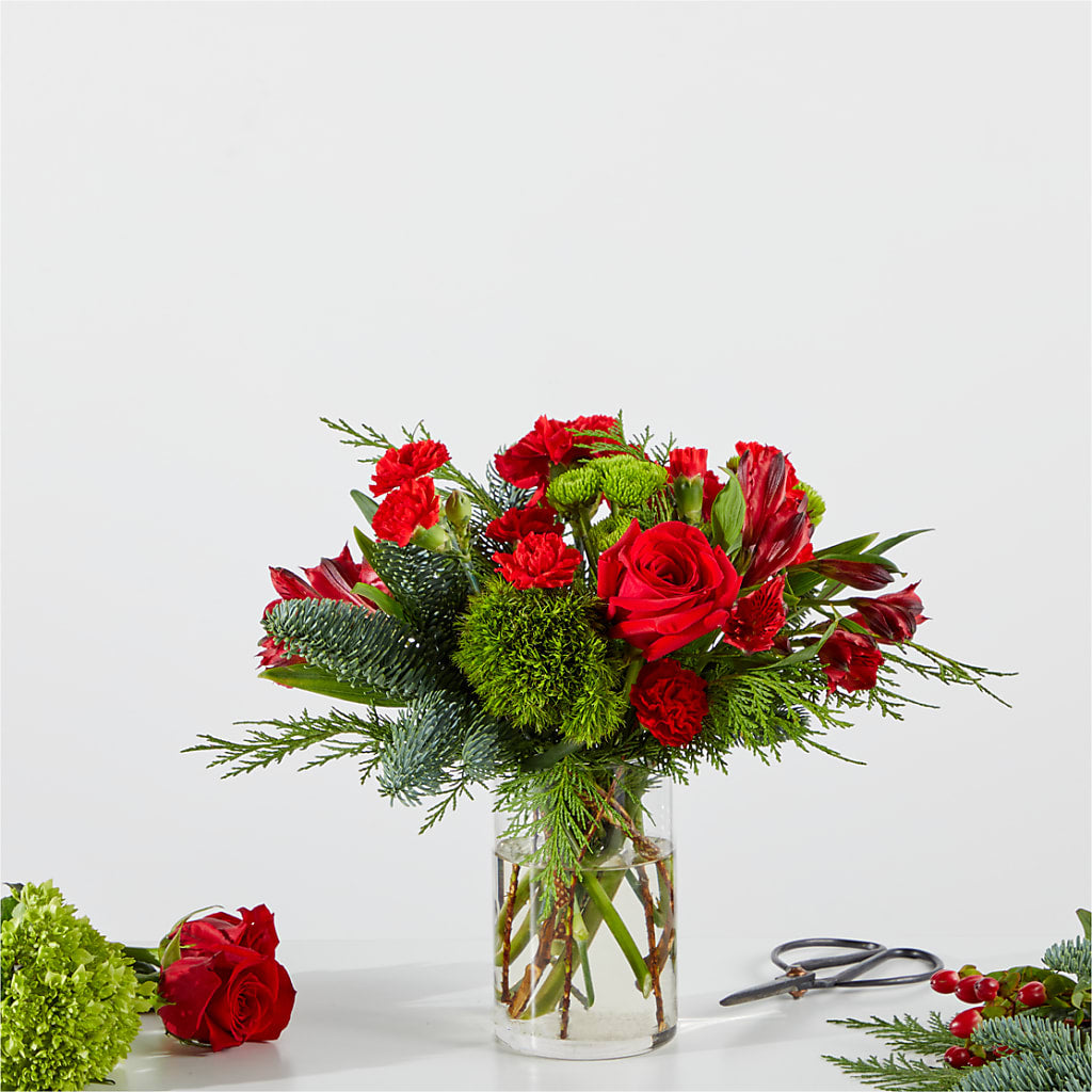Merry Moment Bouquet – A Florist Original – United Floral Svc Inc, Philadelphia PA