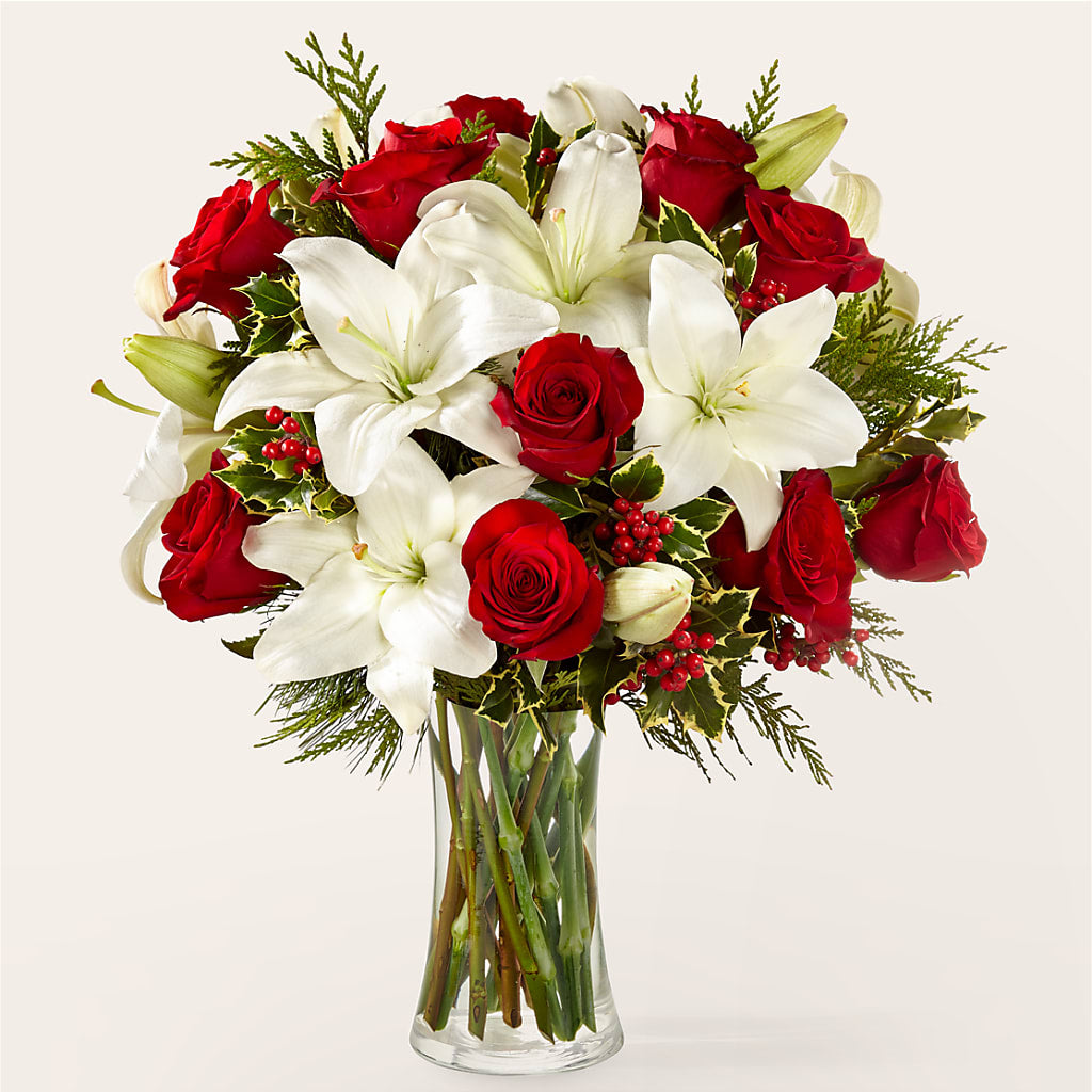 Sparkling Snowflakes Bouquet – United Floral Svc Inc, Philadelphia PA