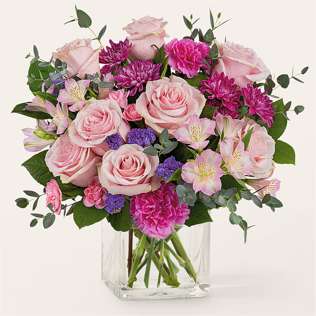 Rosy Radiance Bouquet – United Floral Svc Inc, Philadelphia PA