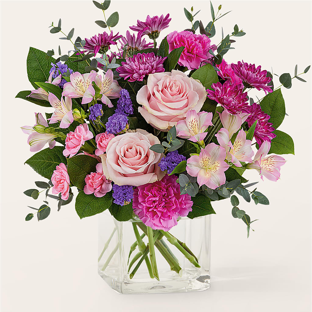 Rosy Radiance Bouquet – United Floral Svc Inc, Philadelphia PA