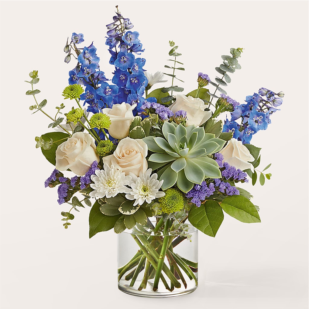 Cerulean Waves Bouquet – United Floral Svc Inc, Philadelphia PA