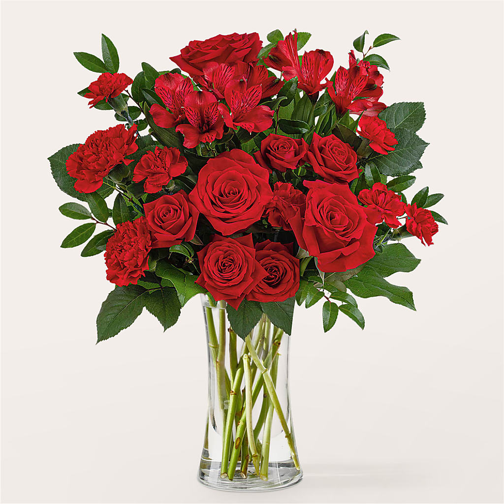 Brilliant Ruby Bouquet – United Floral Svc Inc, Philadelphia PA