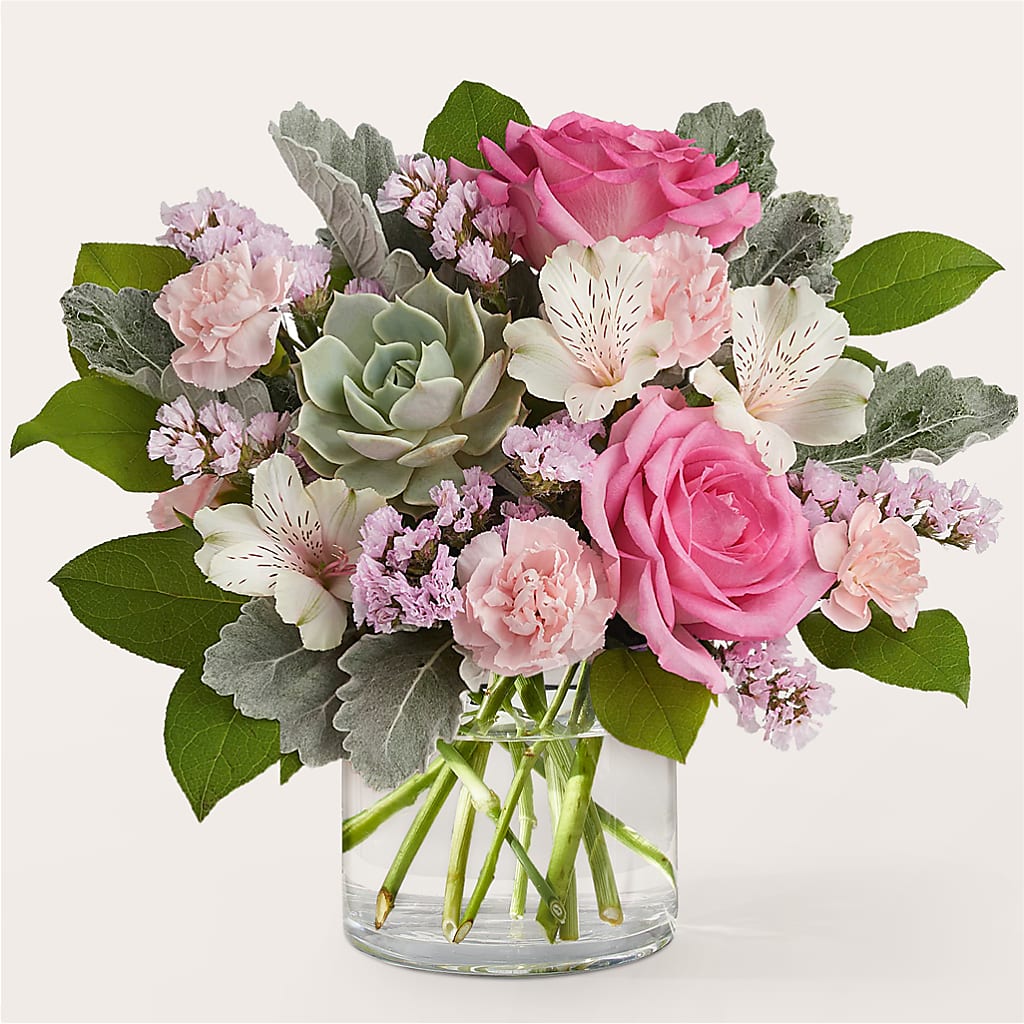 Dusty Rose Bouquet – United Floral Svc Inc, Philadelphia PA