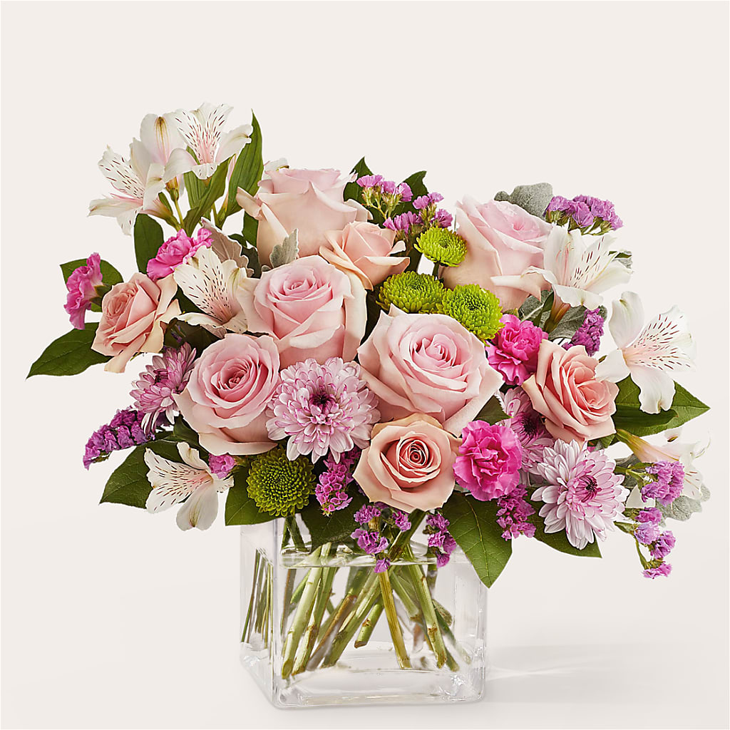 Pink Suede Bouquet – United Floral Svc Inc, Philadelphia PA