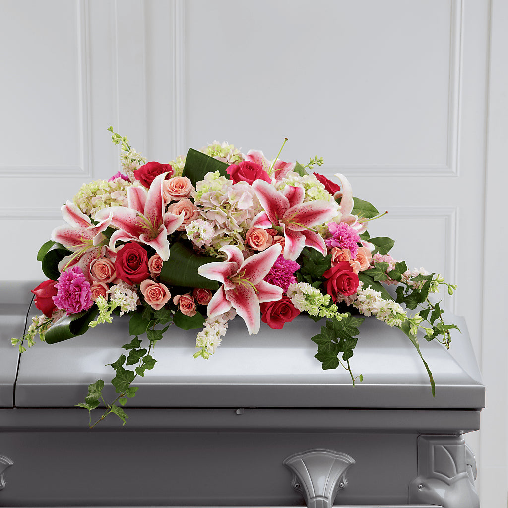 Splendid Grace Casket Spray – United Floral Svc Inc, Philadelphia PA