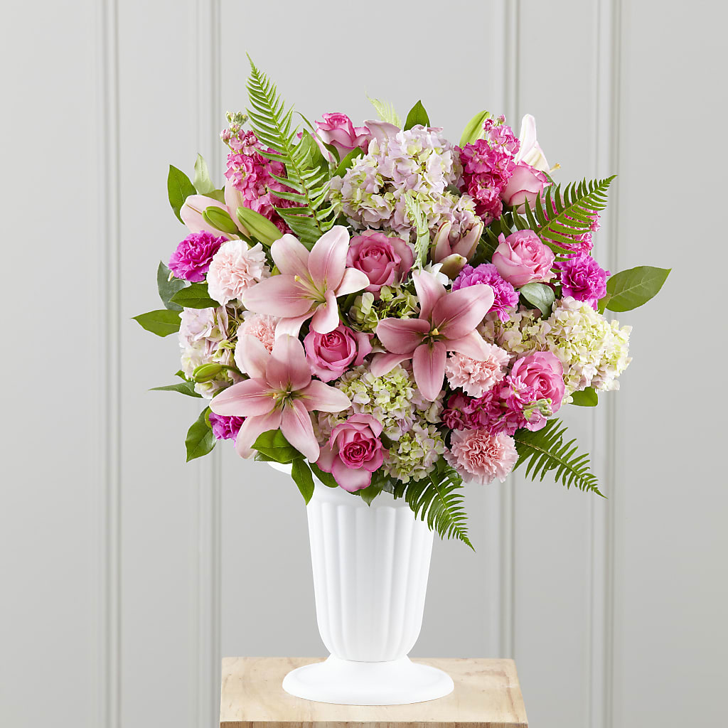 Never-Ending Love Arrangement – United Floral Svc Inc, Philadelphia PA