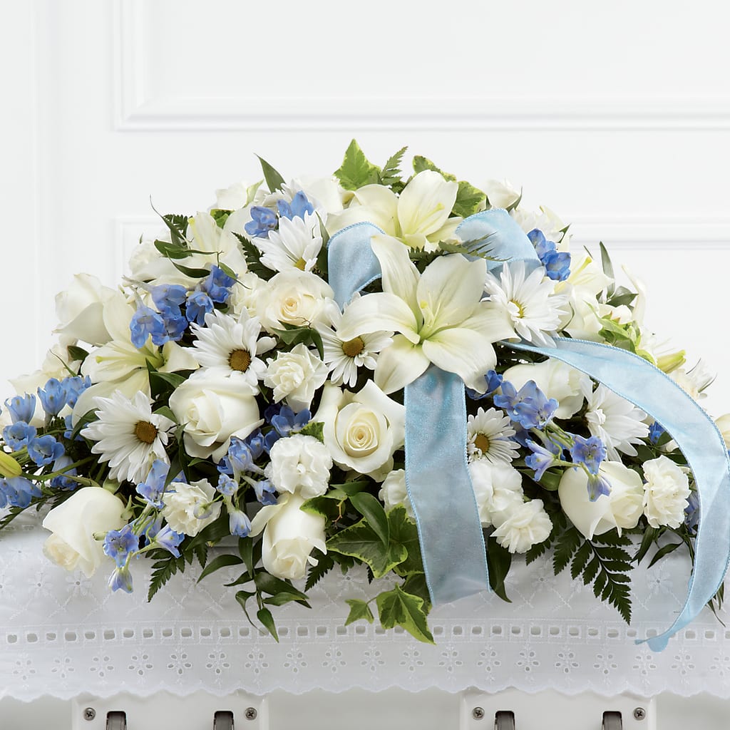 Tender Treasure Casket Spray – United Floral Svc Inc, Philadelphia PA