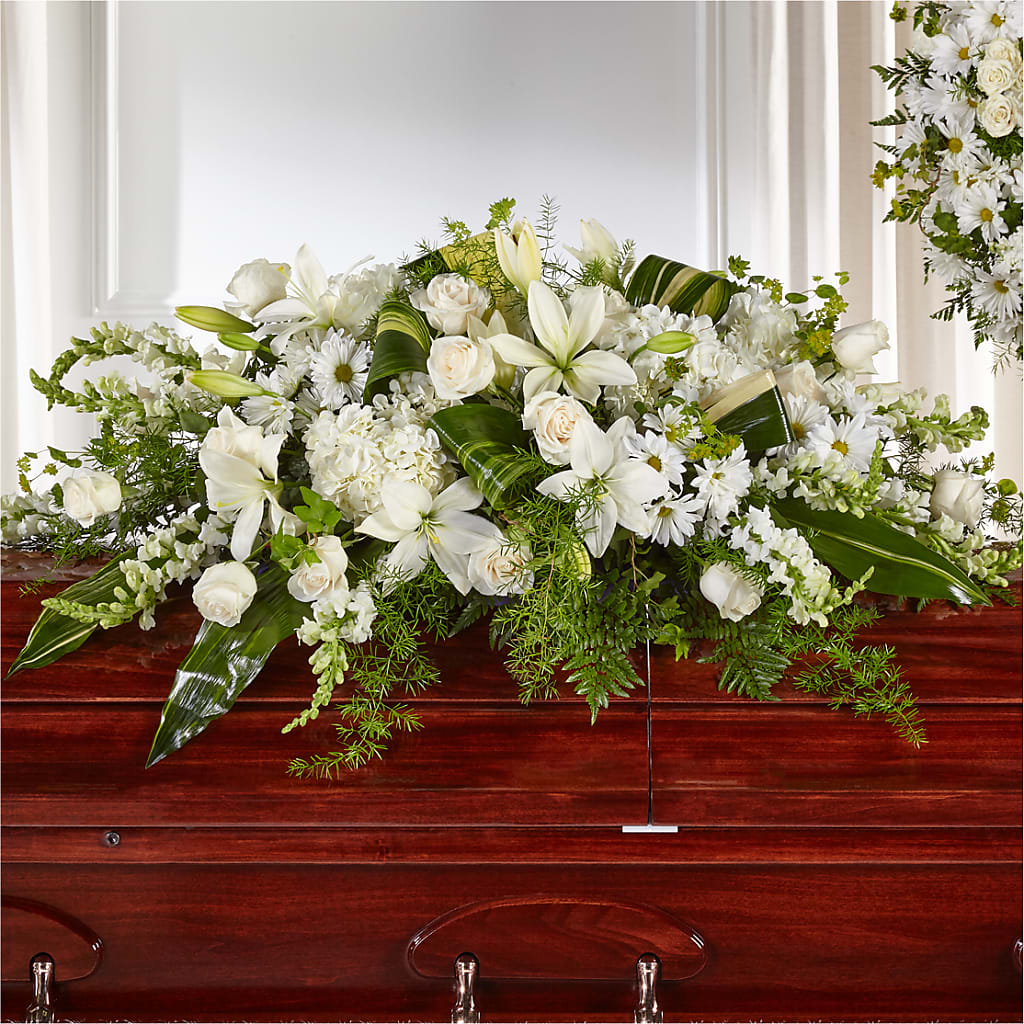 Abundance Casket Spray – United Floral Svc Inc, Philadelphia PA