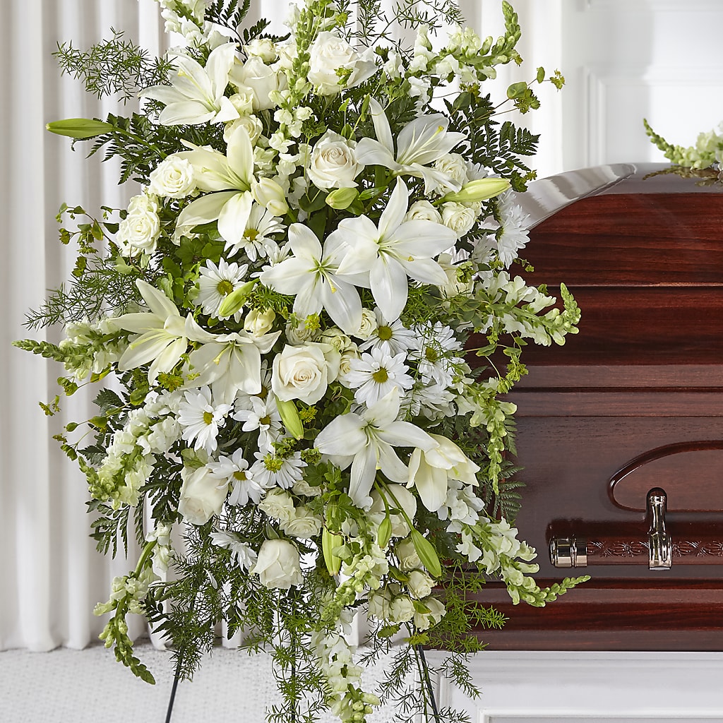Loving Thoughts Standing Spray – United Floral Svc Inc, Philadelphia PA