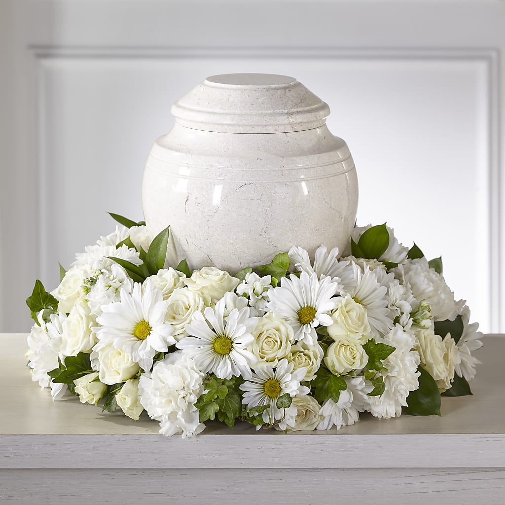 Ivory Gardens Cremation Adornment – United Floral Svc Inc, Philadelphia PA