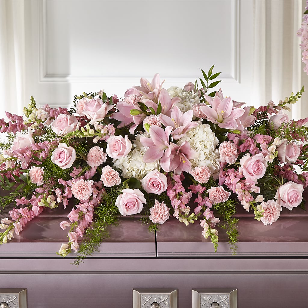 Life & Remembrance Casket Spray – United Floral Svc Inc, Philadelphia PA