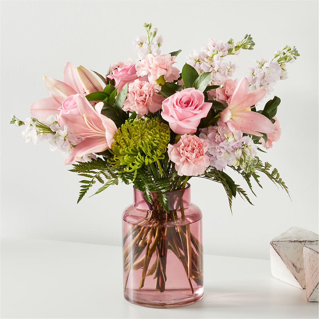 Pretty in Pink Bouquet – United Floral Svc Inc, Philadelphia PA