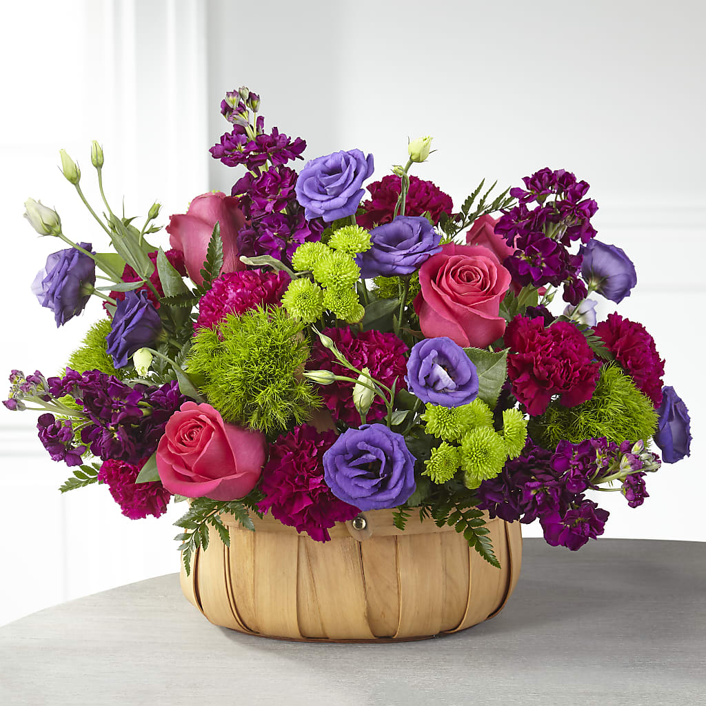 Serene Sanctuary Basket – United Floral Svc Inc, Philadelphia PA