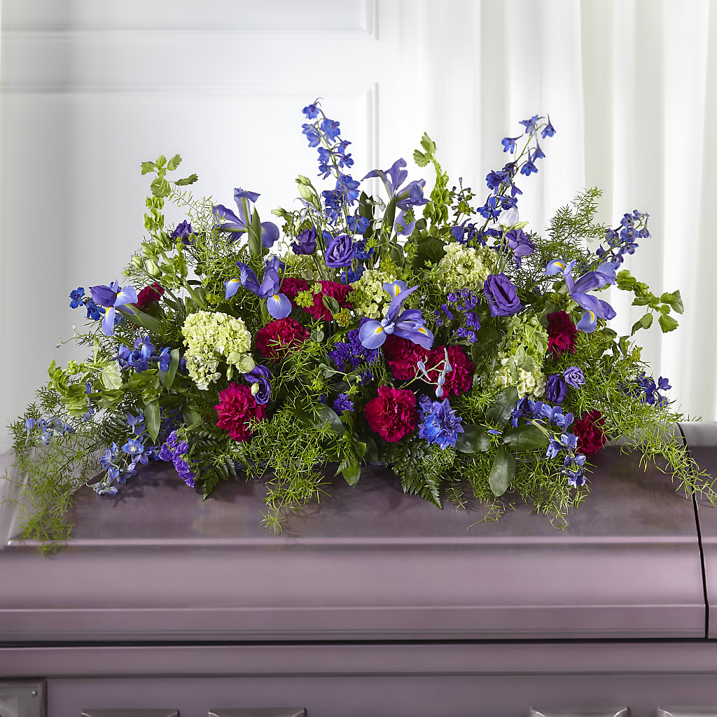 Always Treasured Casket Spray – United Floral Svc Inc, Philadelphia PA