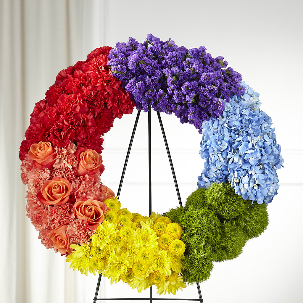 Circle of Love Wreath – United Floral Svc Inc, Philadelphia PA