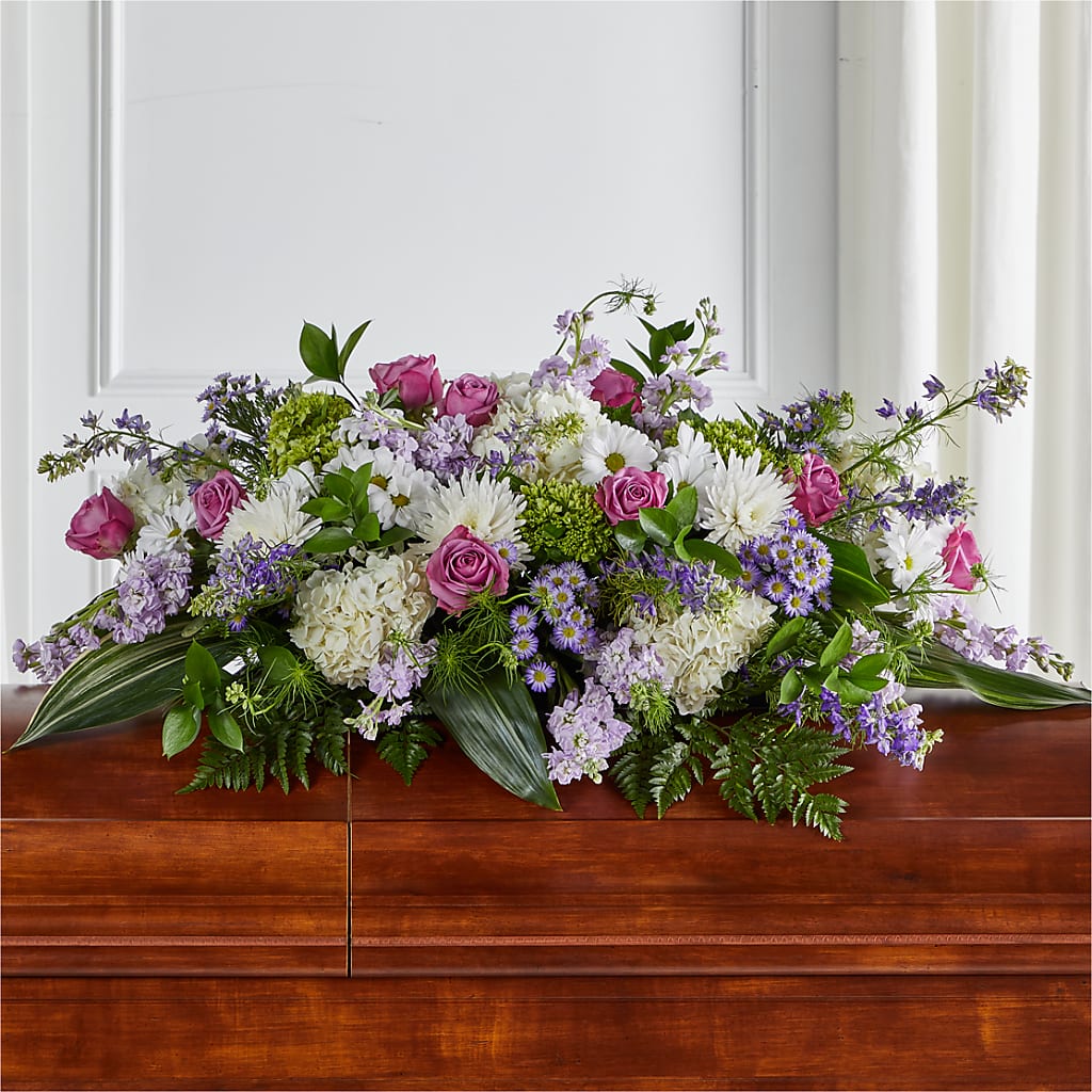 Meadows of Serenity Casket Spray – United Floral Svc Inc, Philadelphia PA