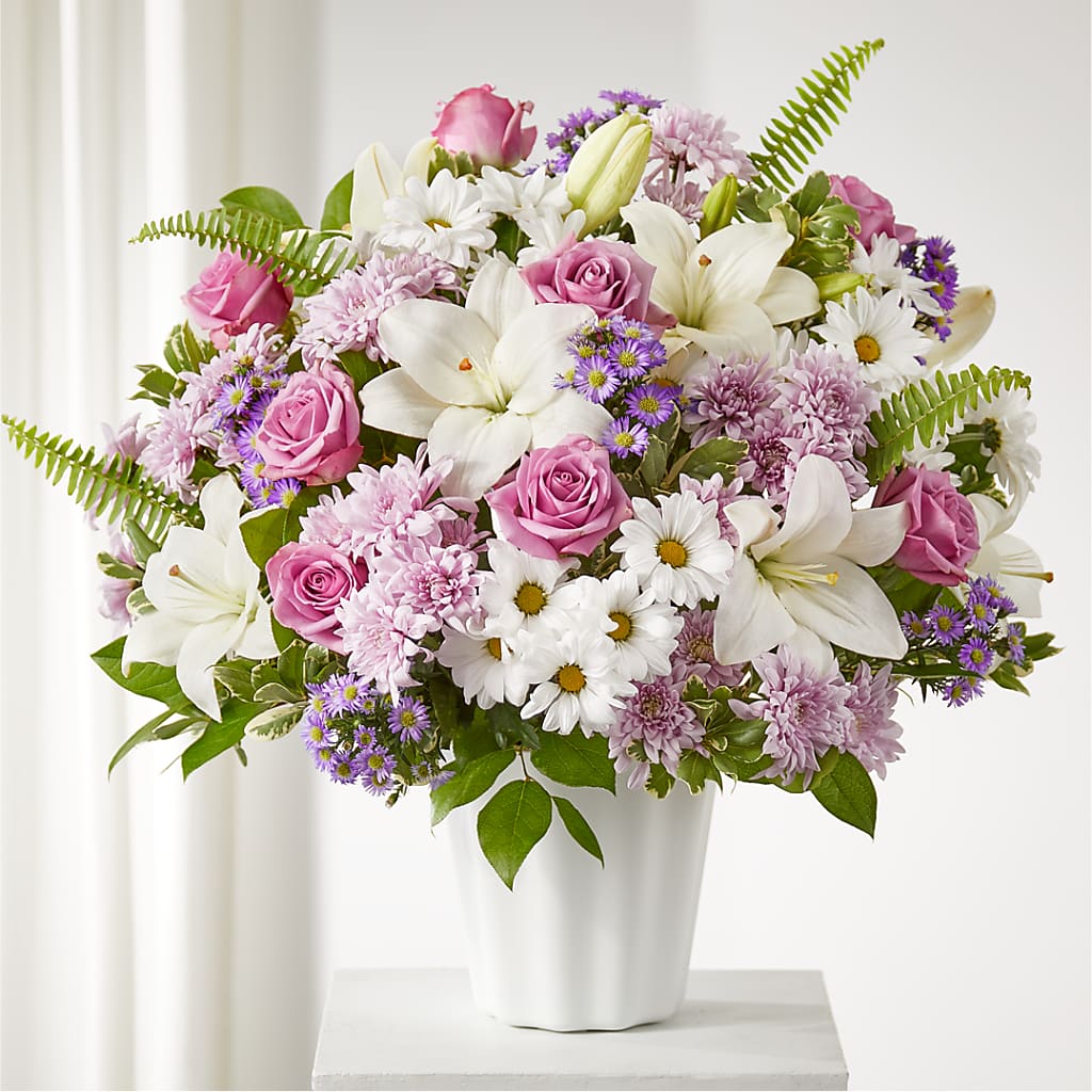 Warmest Thoughts Tabletop Basket – United Floral Svc Inc, Philadelphia PA