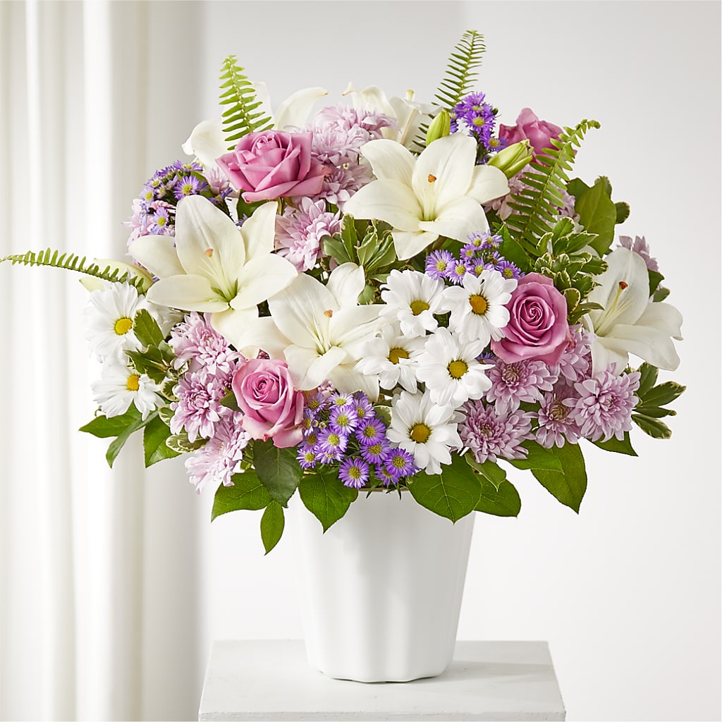 Warmest Thoughts Tabletop Basket – United Floral Svc Inc, Philadelphia PA
