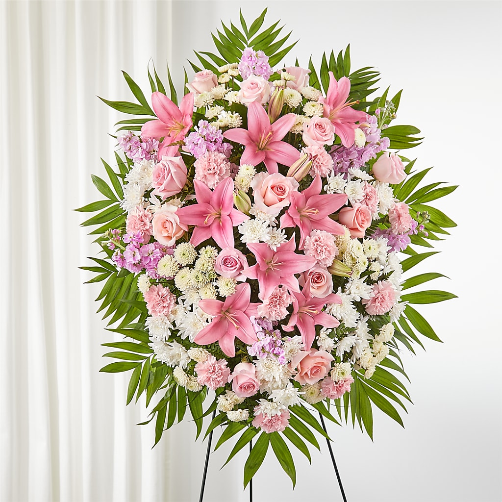 Offering Solace Standing Spray – United Floral Svc Inc, Philadelphia PA