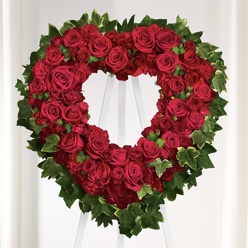 Wholehearted Standing Spray – United Floral Svc Inc, Philadelphia PA