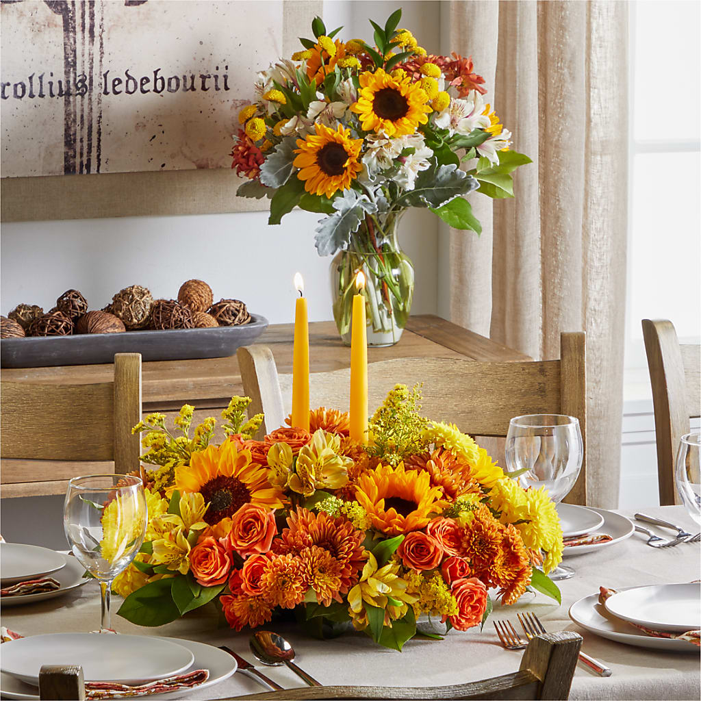 Golden Gathering Bundle – United Floral Svc Inc, Philadelphia PA