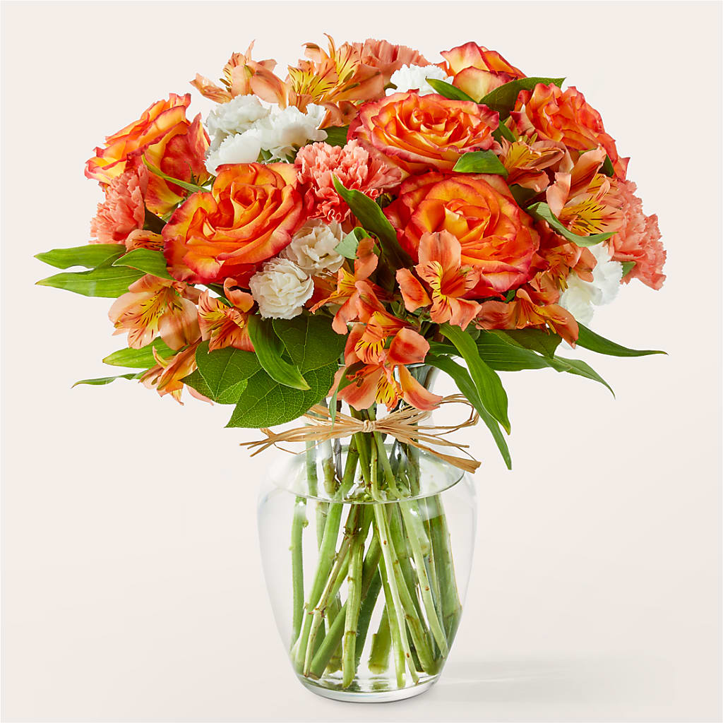 Apricot Glow Bouquet – United Floral Svc Inc, Philadelphia PA