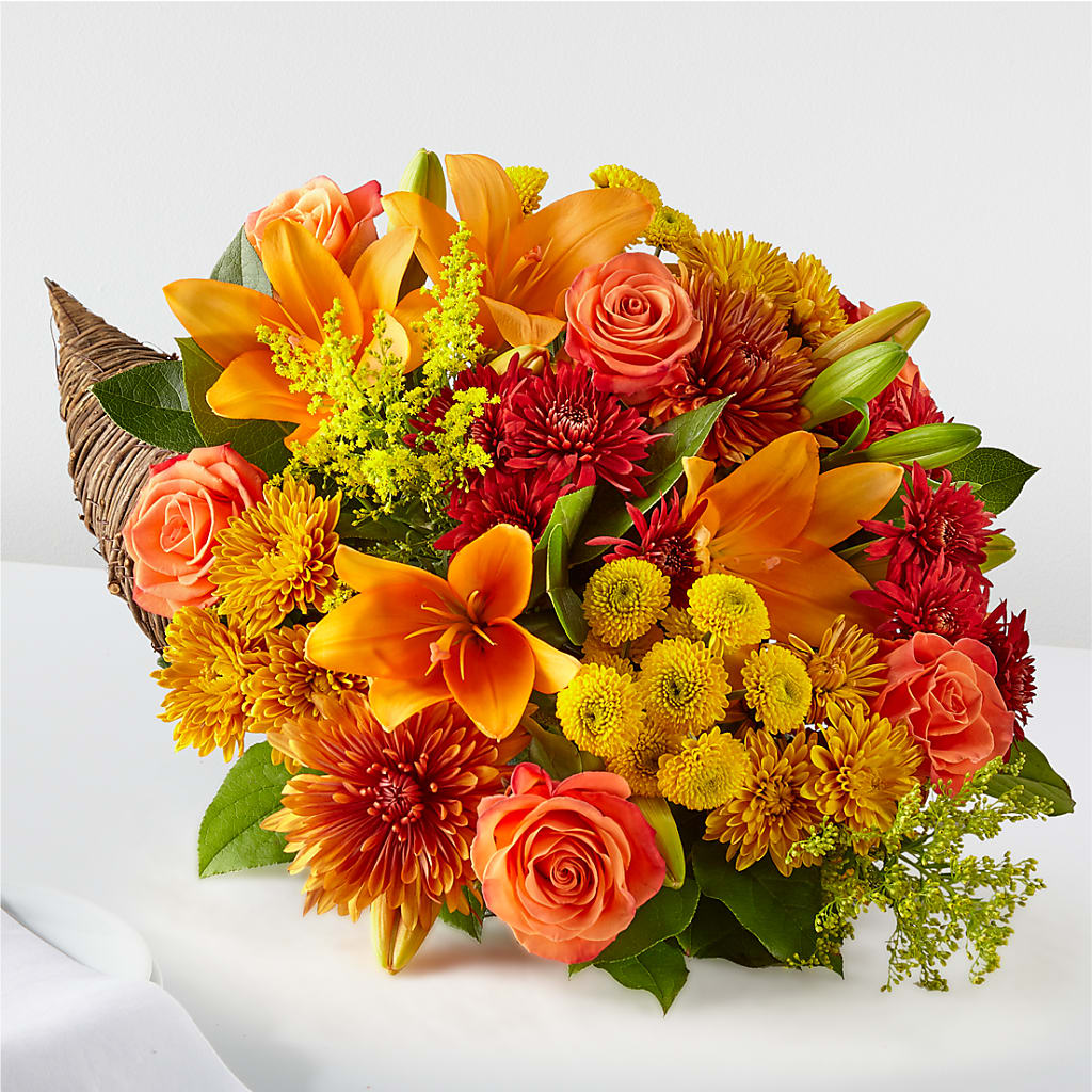 Feast of Color Cornucopia – United Floral Svc Inc, Philadelphia PA