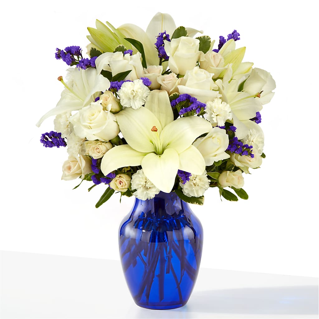 Sapphire Rush Bouquet – United Floral Svc Inc, Philadelphia PA