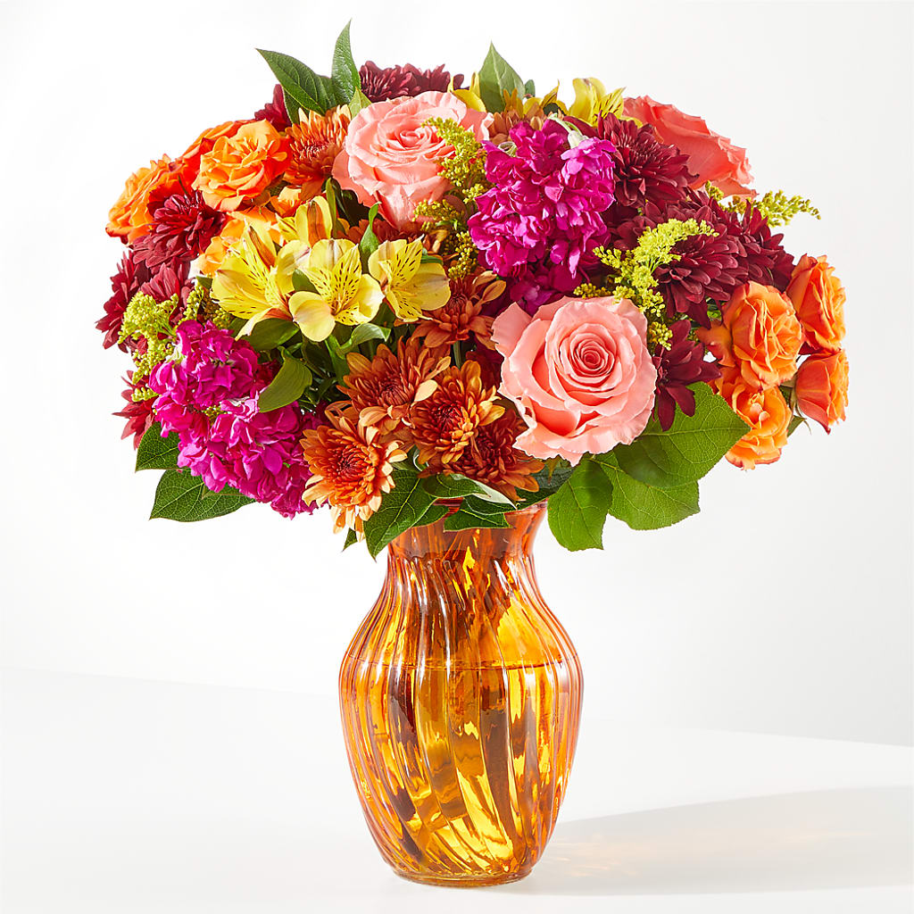 Amber Muse Bouquet – United Floral Svc Inc, Philadelphia PA