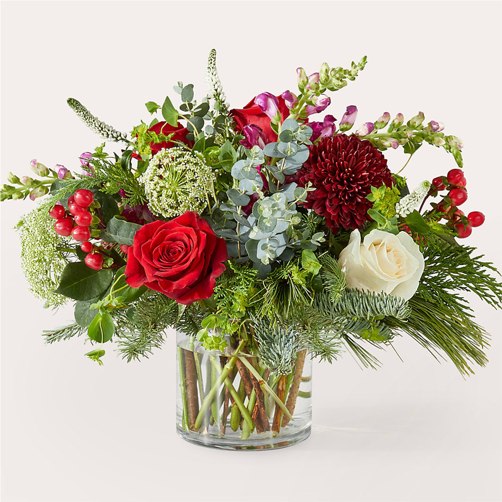 Cranberry Fizz Bouquet – United Floral Svc Inc, Philadelphia PA