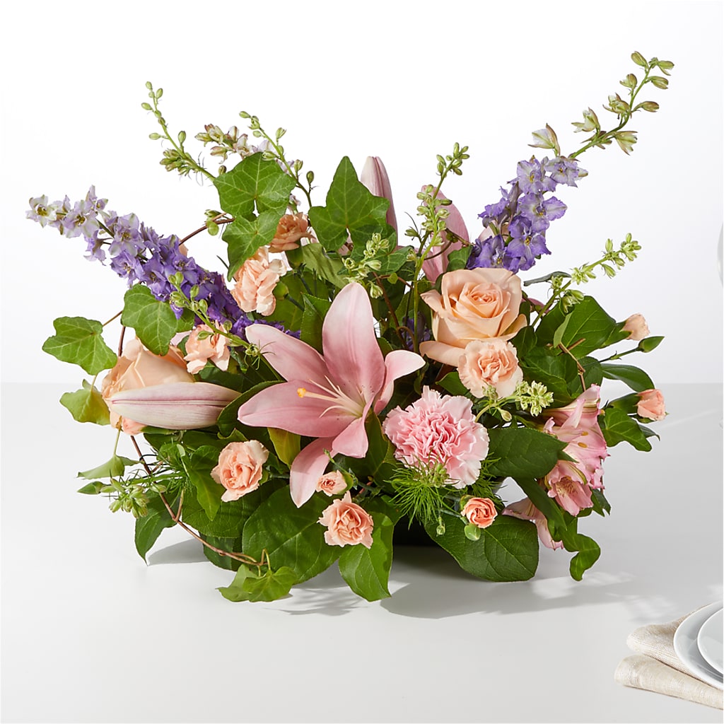 Blossom Time Centerpiece – United Floral Svc Inc, Philadelphia PA