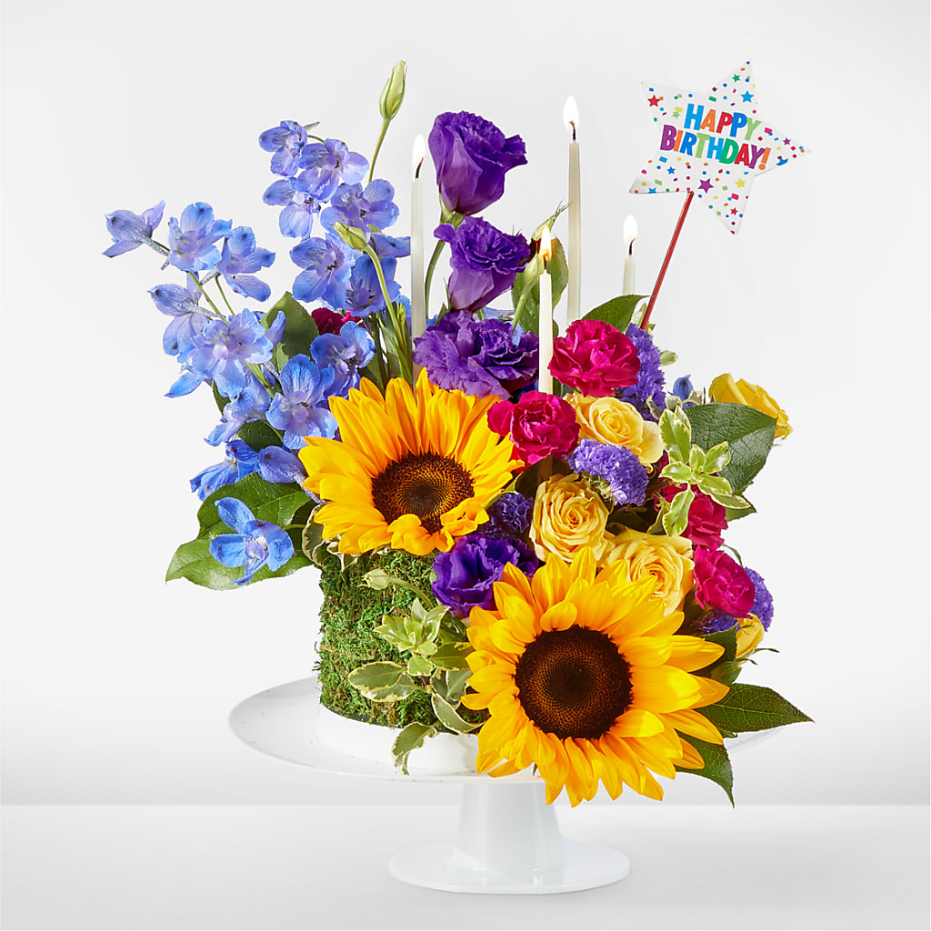Star of the Day Floral Cake – United Floral Svc Inc, Philadelphia PA