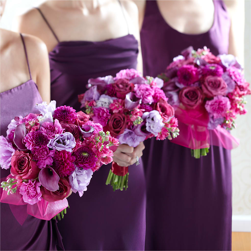 Bridesmaid's Garden Bouquet – United Floral Svc Inc, Philadelphia PA