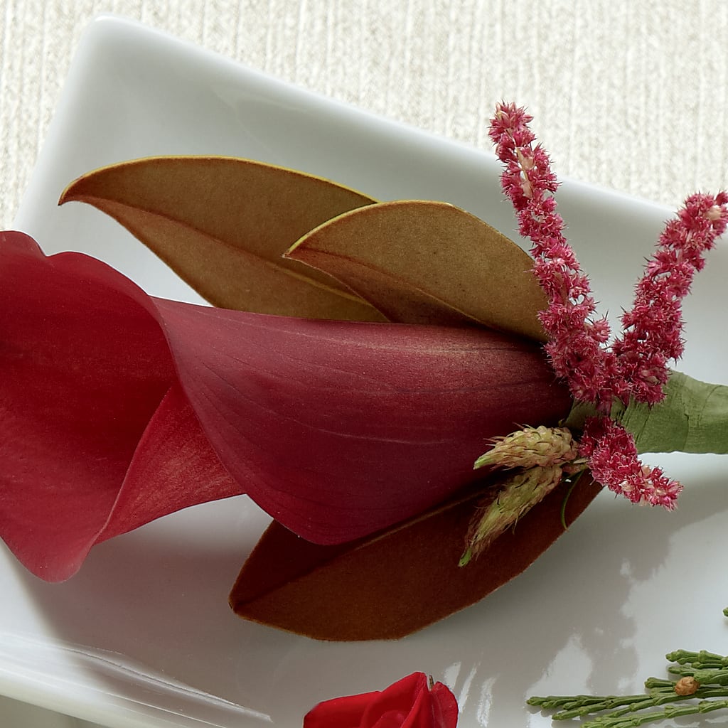Red Calla Boutonniere – United Floral Svc Inc, Philadelphia PA