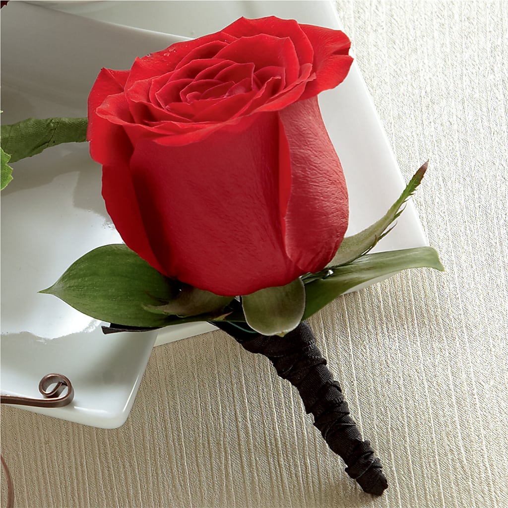 Red Rose Boutonniere – United Floral Svc Inc, Philadelphia PA