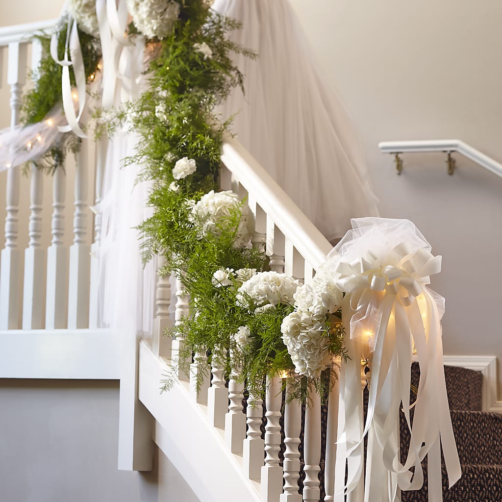 Champagne Dreams Garland – United Floral Svc Inc, Philadelphia PA