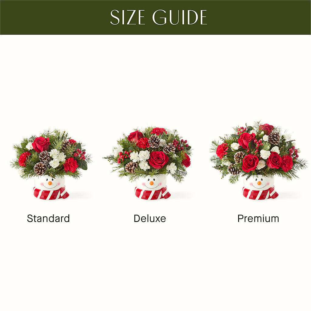 Jolly Snowman Bouquet –  United Floral Svc Inc, Philadelphia PA