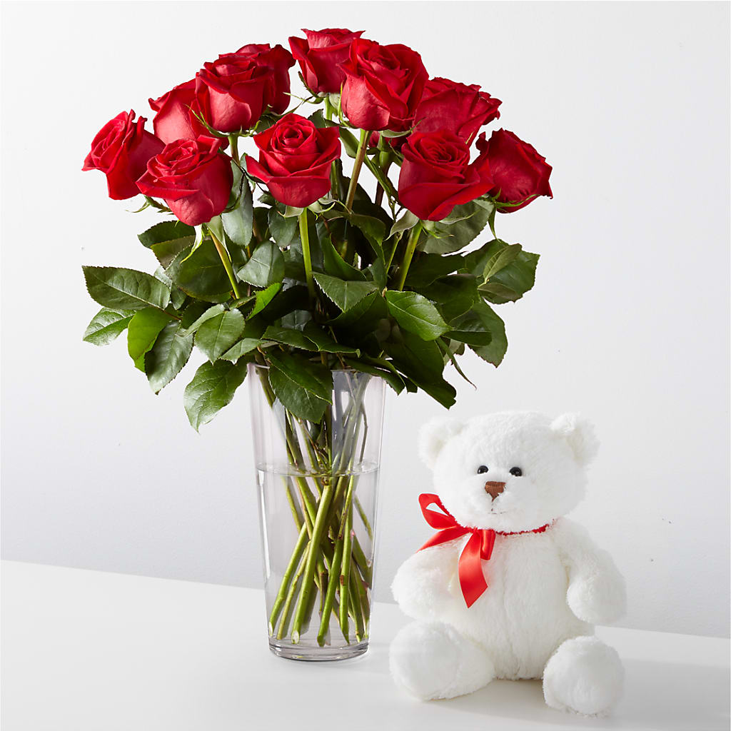 Romantic Long Stem Red Rose Bouquet Bundles –  United Floral Svc Inc, Philadelphia PA