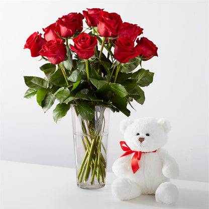 Romantic Long Stem Red Rose Bouquet Bundles –  United Floral Svc Inc, Philadelphia PA
