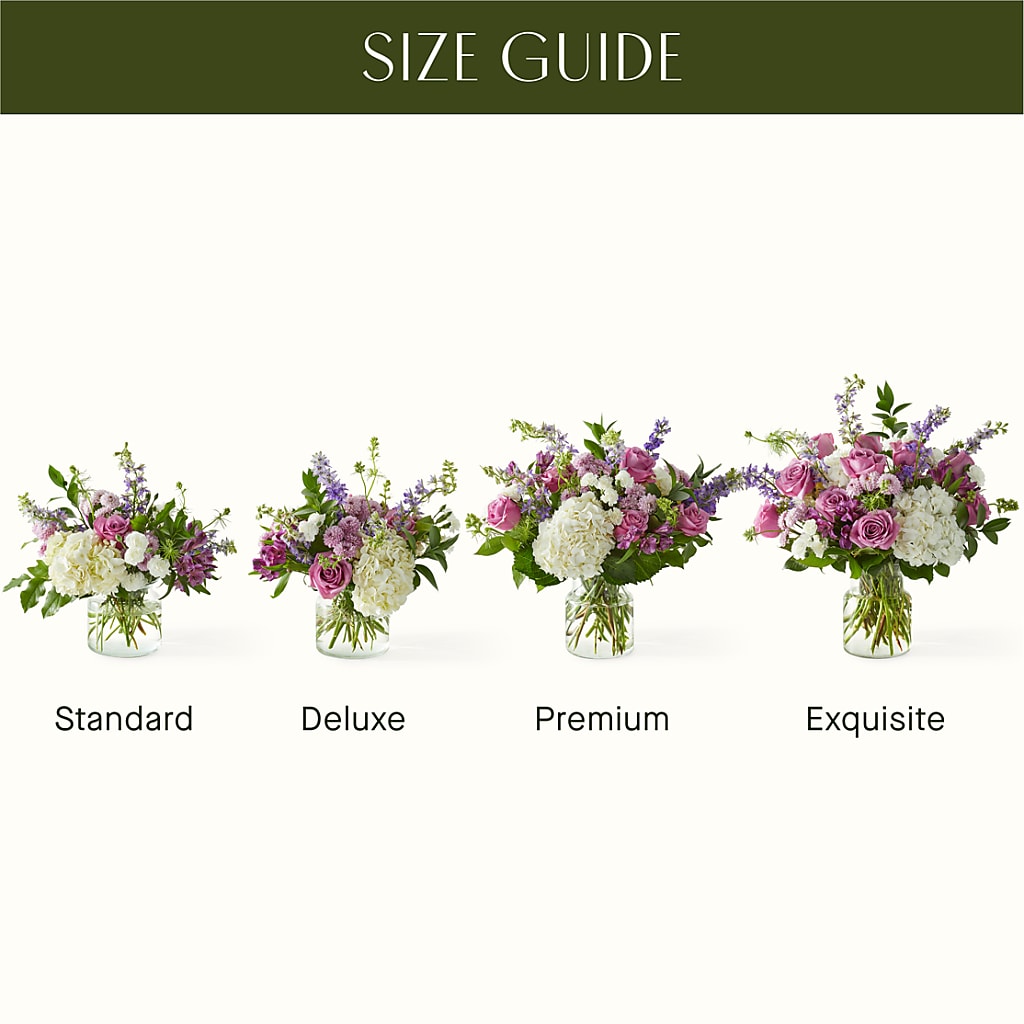 Violet Caress Bouquet –  United Floral Svc Inc, Philadelphia PA