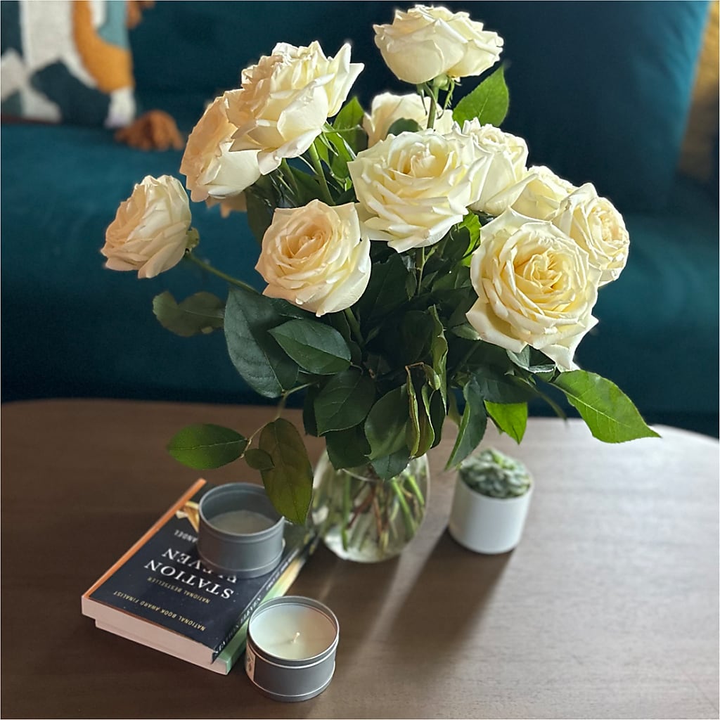 Long Stem Yellow Rose Bouquet –  United Floral Svc Inc, Philadelphia PA