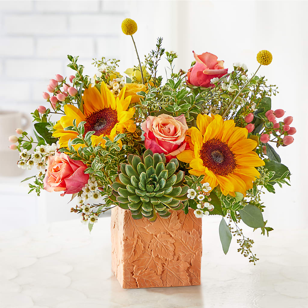 Sunflower Season Bouquet –  United Floral Svc Inc, Philadelphia PA