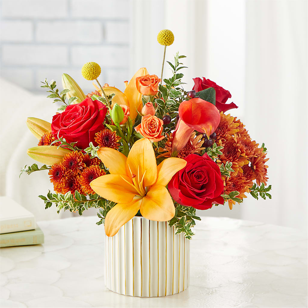 Scarlet Skies Bouquet –  United Floral Svc Inc, Philadelphia PA