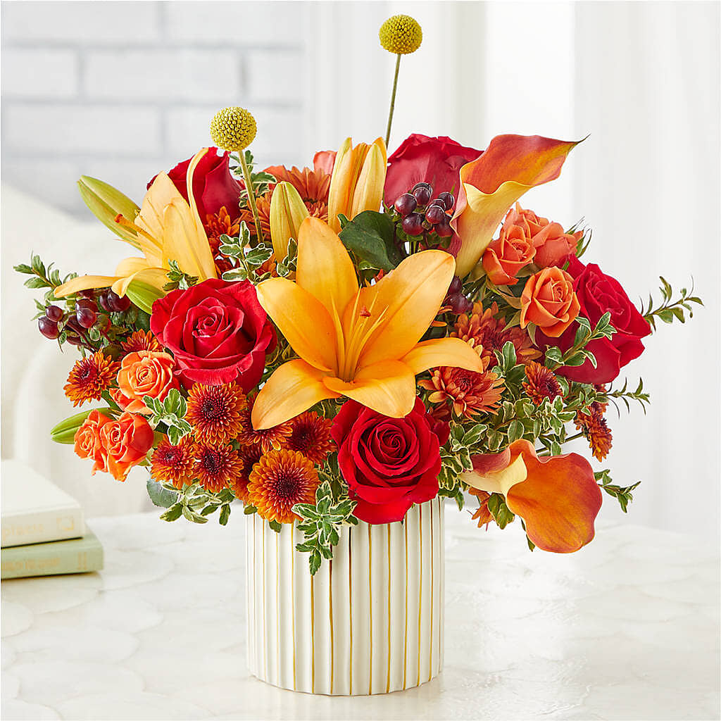 Scarlet Skies Bouquet –  United Floral Svc Inc, Philadelphia PA